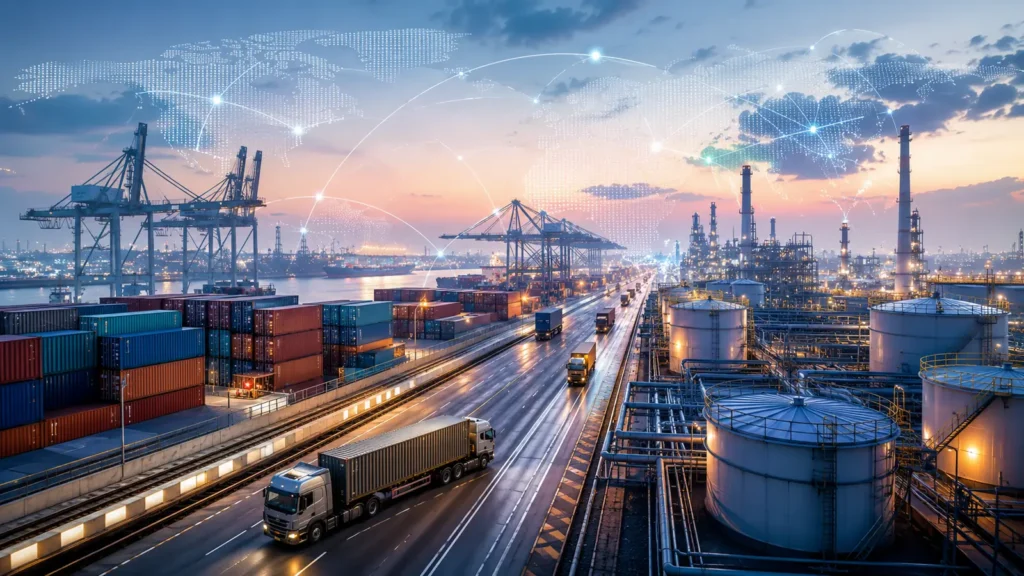 Team manages international commodity trading